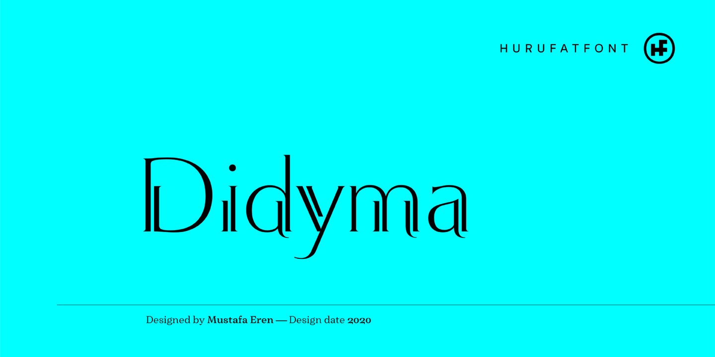 Schriftart Didyma
